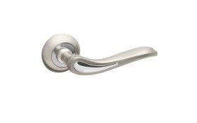 Ручка дверная FUARO MELODY RM SN/CP-3 Матовый никель/хром