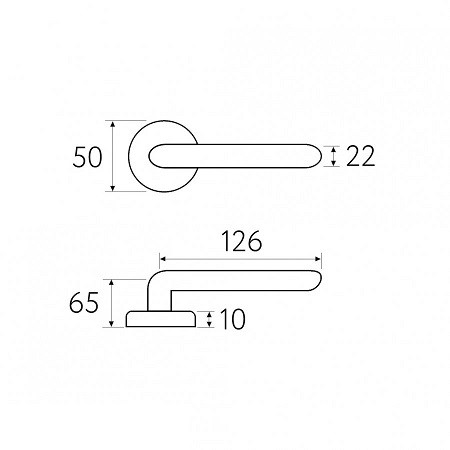 Ручка дверная Fratelli Cattini ENCIA D1-BA античная бронза