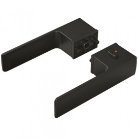 Ручка дверная Tupai Big Line 4084 5REP-153 с блокировкой левая черный