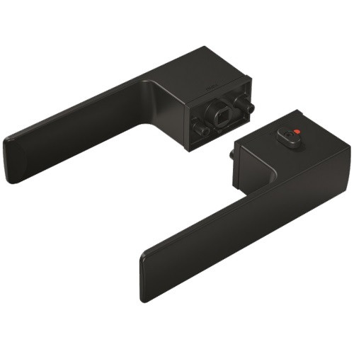 Ручка дверная Tupai Big Line 4084 5REP-153 с блокировкой левая черный