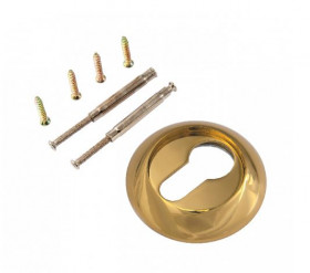 Накладка на цилиндр RENZ INET 08 DGP тёмное золото