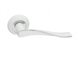 Ручка дверная PALIDORE A-150 WPC Белый/хром