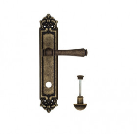 Дверная ручка на планке Venezia CALLISTO WC-2 PL96 античная бронза