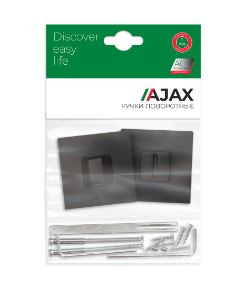 Завертка сантехническая AJAX BK6.K.JS51 (BK6 JS) BL-24 черный