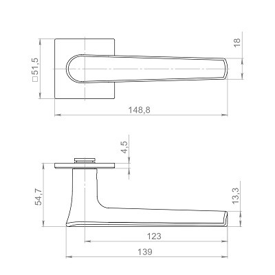 Ручка дверная ARMADILLO K.YM.VANILLA MWSC-33 итальянский тисненый