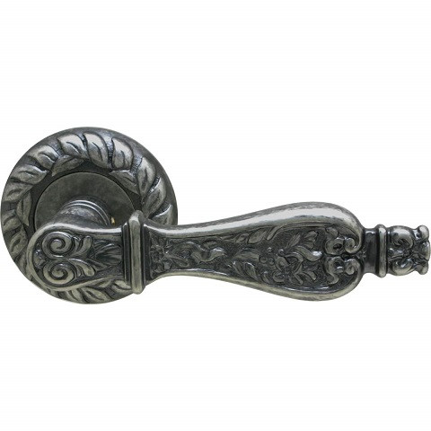 Ручка дверная MELODIA 465 60 мм Siracusa Античное серебро