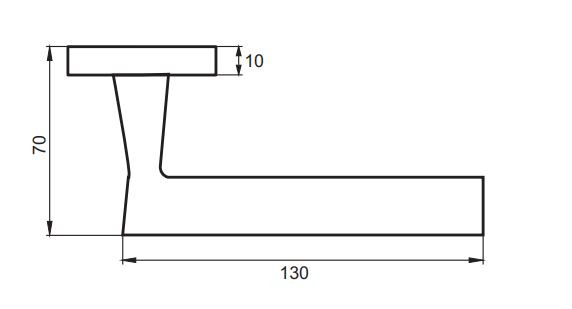 Ручка дверная PUERTO INAL 520-02 PW Рикотта жемчужный
