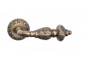 Ручка дверная Venezia LUCRECIA D4 матовая бронза