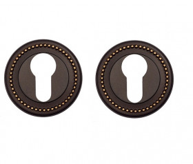 Накладка дверная под цилиндр Venezia CYL-1 D3 темная бронза