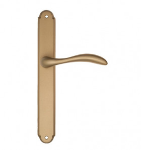 Дверная ручка на планке Fratelli Cattini LUCCIA PL01-BS матовая латунь