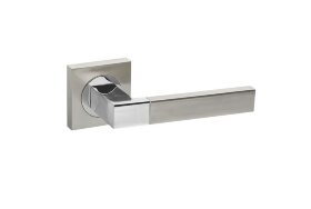 Ручка дверная FUARO ETHNO KM SN/CP-3 Матовый никель/хром