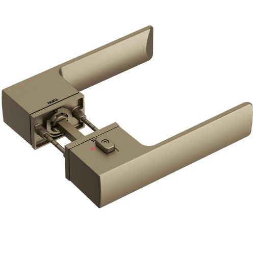 Ручка дверная Tupai Big Line 4084 5REP-208 с блокировкой правая матовое золото