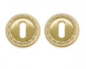 Накладка под ключ буратино Venezia KEY-1 D2 полированная латунь (2шт.)