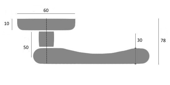 Ручка дверная Venezia COLOSSEO D4 полированная латунь