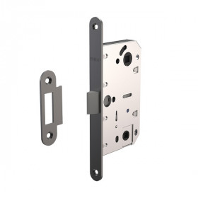 Защелка врезная пластиковая PUNTO PL96WC-50 GR графит