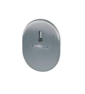 Накладка декоративная на сувальдный замок с шторкой FUARO ESC 476 SN МАТОВЫЙ НИКЕЛЬ