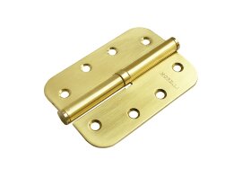 Петля съемная MORELLI стальная скругленная MSD-C 100X70X2.5 SG R правая матовое золото