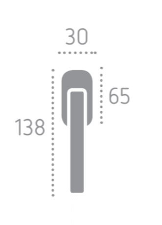 Оконная ручка MELODIA 0245 TAKO Матовая бронза