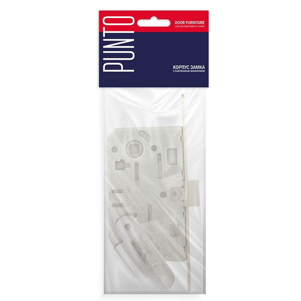 Замок врезной под цилиндр PUNTO PL85-50 SSC сатинированный хром