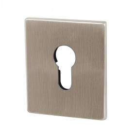 Накладка декоративная на цилиндр ARMADILLO ET Protector/USS SN Матовый никель