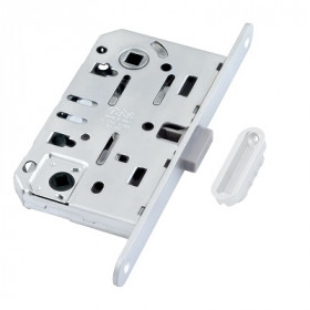Защелка врезная WC AGB MEDIANA POLARIS B06102.50.FM.640 с ответной планкой белый