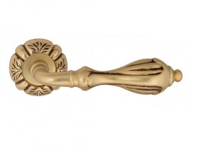 Ручка дверная Venezia ANAFESTO D5 французское золото + коричневый