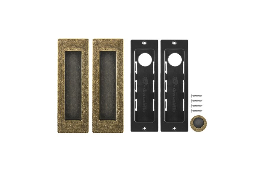 Ручки для раздвижных дверей ARMADILLO SH010 URB OB-13 Античная бронза