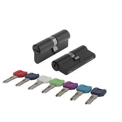 Цилиндровый механизм PUNTO MaxPro7000Key70mm(30+10+30) BL черный 7key