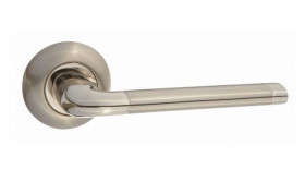 Ручка дверная TIXX INDH 209-08 SN/NP Данте никель матовый/никель блестящий