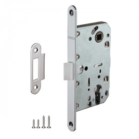 Замок врезной под цилиндр PUNTO PL85-50 CP хром