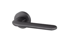 Ручка дверная ARMADILLO EXCALIBUR URB4 BPVD-77 Вороненый никель