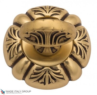 Завертка сантехническая Venezia WC-4 D5 французское золото + коричневый