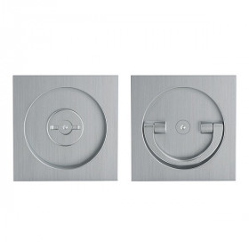 Ручка поворотная для раздвижных дверей ARMADILLO SH.QUADRO55.BK8 MWSC-33 итальянский тисненый