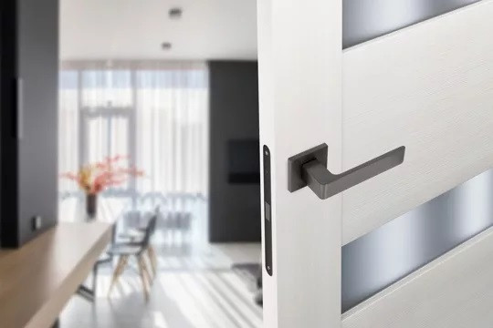 Ручка дверная ADDEN BAU GRANE S-560 GRAPHITE графит