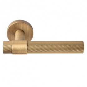 Ручка дверная FADEX FORME 331 ALYA DIAGONAL матовая бронза FIXA