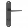 Дверная ручка на планке PORTA DI PARMA Alato 2314.05.WC Матовый графит