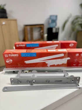 Доводчик дверной FUARO DCH2-06 AL до 120 кг алюминий