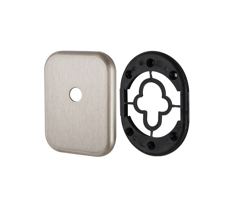 Накладка декоративная под шток ARMADILLO BK-DEC SQ (ATC Protector 1) SN-3 Матовый никель