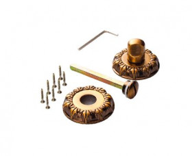 Завертка сантехническая RENZ INBK 10 PCF кофе блестящий