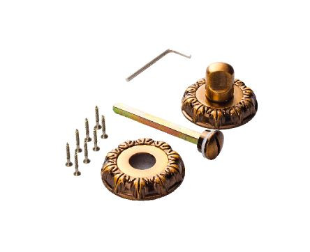 Завертка сантехническая RENZ INBK 10 PCF кофе блестящий