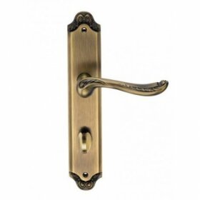 Ручка на планке ARCHIE GENESIS ACANTO ANT. COFFEE (OL) античный кофе под фиксатор