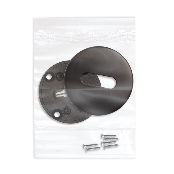 Накладка декоративная на сувальдный замок FUARO ESC.S-auto.RLR/R.486 BL-24 черный 1шт