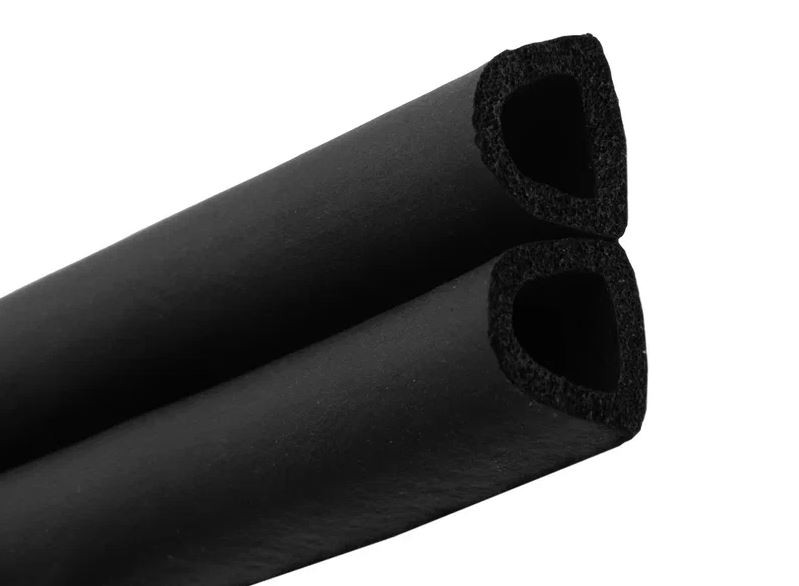 Дверной уплотнитель PALIDORE тип D 10x12 (150M) black