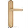 Дверная ручка на планке Fratelli Cattini PIPPA PL288-BS матовая латунь
