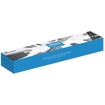 Доводчик дверной ARMADILLO со скользящей тягой DCSLIDER45 BL черный