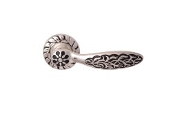 Ручка дверная CLASS 1065 Shamira 60 мм Серебро 925/черный