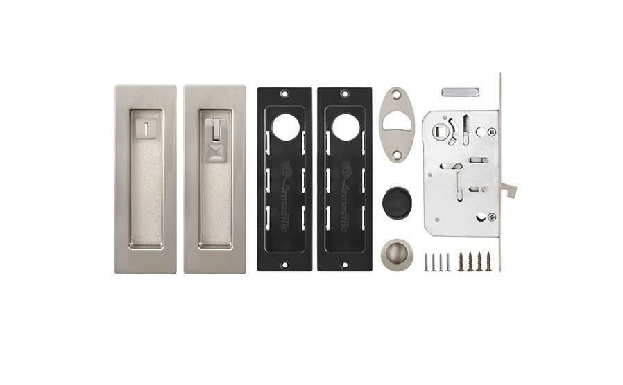 Набор для раздвижных дверей ARMADILLO SH011 URB SN-3 Матовый никель