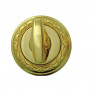 Завертка сантехническая MELODIA WC D Полированная латунь
