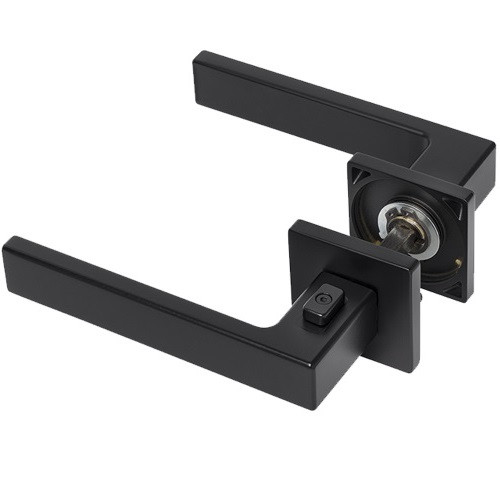 Ручка дверная Tupai 4275 5SQP-153 с блокировкой левая черный