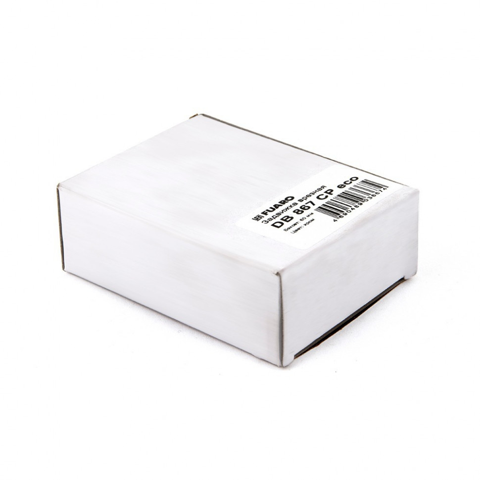 Задвижка врезная FUARO DB 867 CP eco хром бэксет 65мм